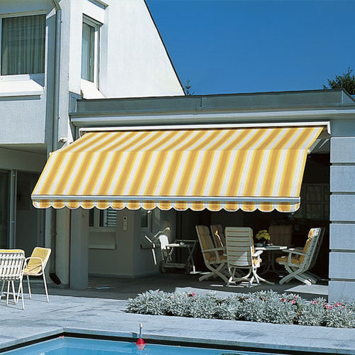 Box awning - LAVELERIA - motorized / home / yellow