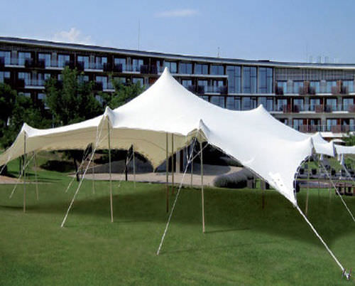 Cable-and-membrane tensile structure - LAVELERIA - roof / with polyester membrane / for special events