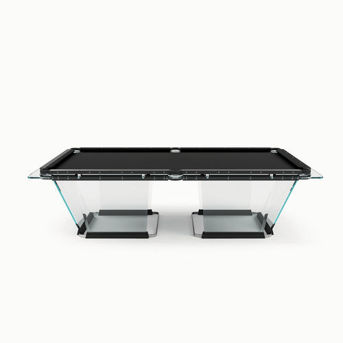 Contemporary pool table - T1.1 Black - Teckell - home / commercial / polyurethane