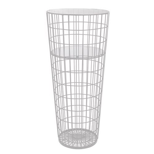 Contemporary high bar table - Pols Potten - iron / wire / glass
