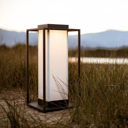 Floor lamp - PACHA - Maiori - aluminum / fabric / contemporary