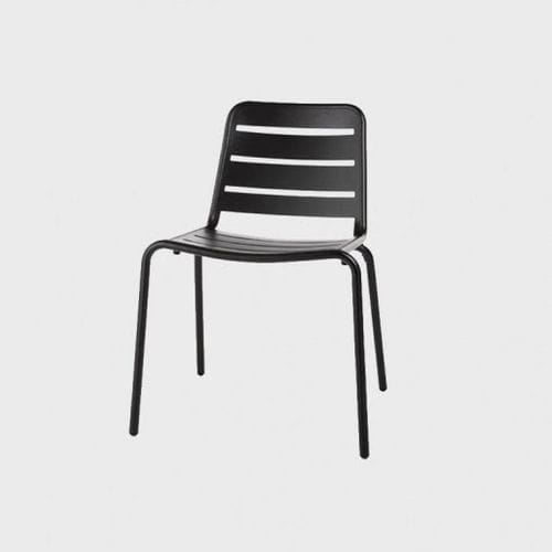 Contemporary chair - VEGA - Maiori - outdoor / indoor / aluminum