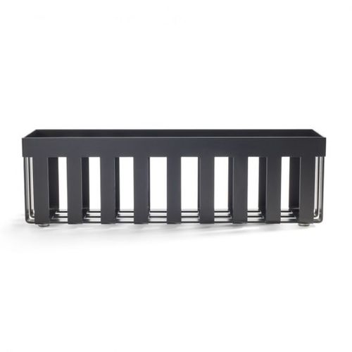 Rectangular shower basket - BLACK - Klomfar GmbH