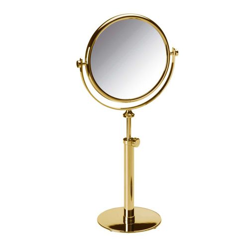 Table Mirror Klomfar Gmbh Contemporary Round Brass Table Mirror Klomfar Gmbh, Round Brass Table Mirror