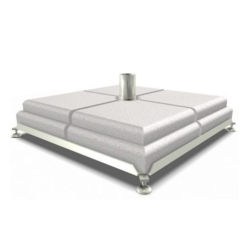 Metal patio umbrella base - BASE 70x70 PALI LATERALI  - Poggesi
