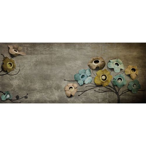 Contemporary wallpaper - GRACEFULNESS - Neodko - nonwoven fabric / nature pattern / floral
