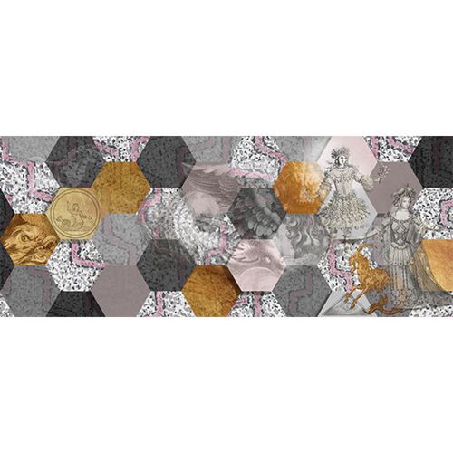 Original design wallpaper - JARDIN SECRET - Neodko - nonwoven fabric / panoramic / geometric pattern