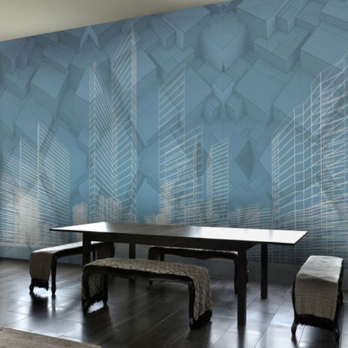 Contemporary wallpaper - LINER - Neodko - nonwoven fabric / vinyl / panoramic