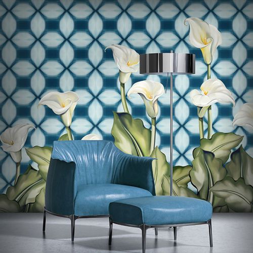 Classic wallpaper - ELLA - Neodko - nonwoven fabric / vinyl / floral