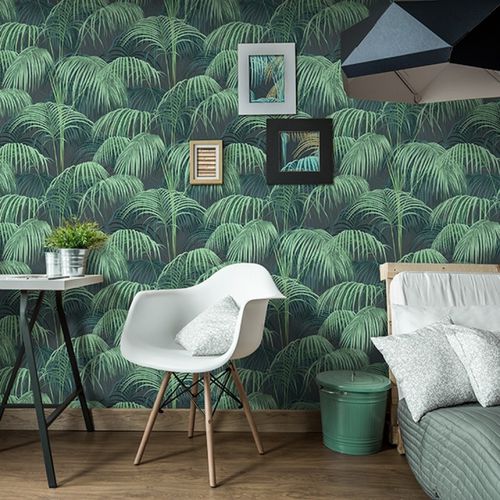 Contemporary wallpaper - TROPICAL JUNGLE - Neodko - nonwoven fabric / vinyl / nature pattern