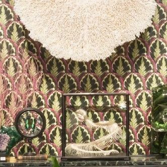 Traditional wallpaper - JUNGLE SKIN - Neodko - nonwoven fabric / vinyl / nature pattern