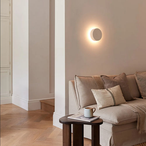 Contemporary wall light - RENA  - Heathfield - indoor / brass / ceramic