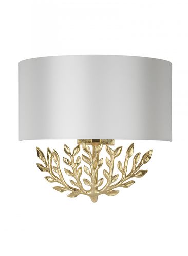 Traditional wall light - LEAF - Heathfield - indoor / aluminum