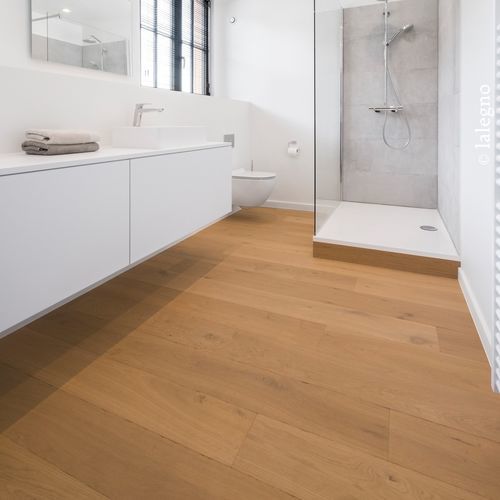 Engineered parquet floor - A15336 - lalegno - oak / boat deck / oiled