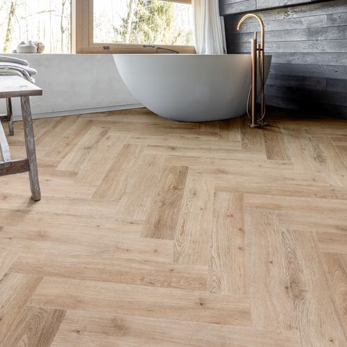 Engineered parquet floor - GUBBIO  - lalegno - herringbone / boat deck / glued