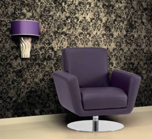 Contemporary armchair - COLIBRI - Very Sofa - leather / fabric / swivel