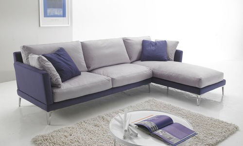 Contemporary sofa - PLUME - Very Sofa - fabric / blue / 3-seater