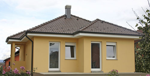 Prefab house - NATALY - Domprojekt - bungalow type / eco-friendly / contemporary