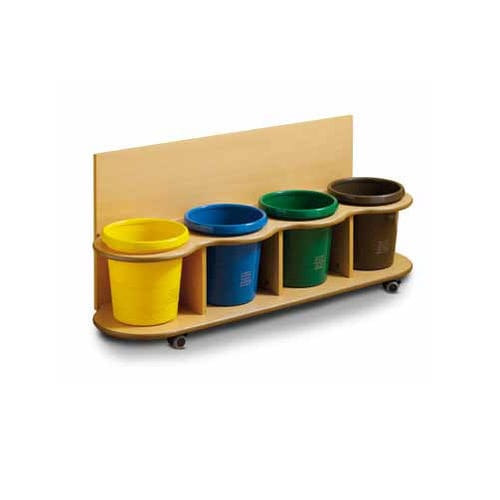 Recycling bin - 780 - Tagar - with legs / beech / melamine