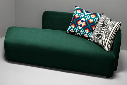 Contemporary daybed - EDITH - Missana - fabric / indoor