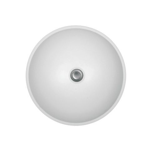 Countertop washbasin - 035 KERI - KERROCK - composite / round / contemporary
