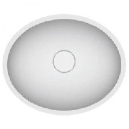 Built-in washbasin - 110 VITA - KERROCK - composite / oval / contemporary