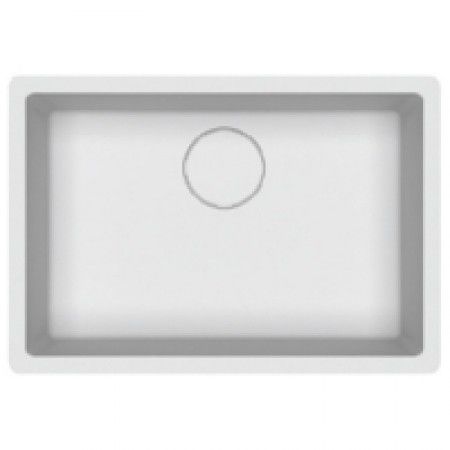 Built-in washbasin - 116 BRINA VARIANT - KERROCK - composite / rectangular / contemporary