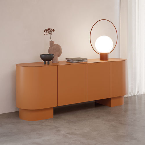 Contemporary sideboard - ASTERIA - Ronda Design - lacquered wood / lacquered MDF / metal