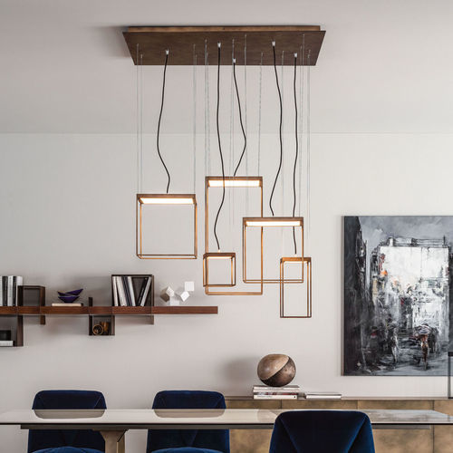 Pendant lamp - BRASSIE - Ronda Design - metal / contemporary / corded