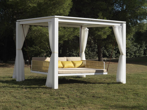 Canopy garden bed - ARENA - ARKIMUEBLE - floating / king size / contemporary