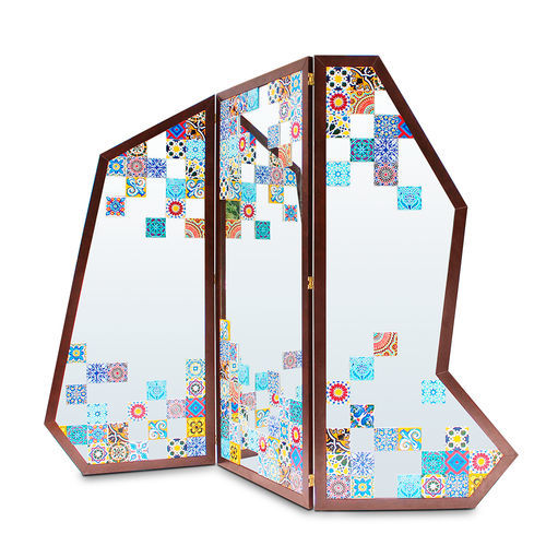Traditional screen - CAMELIA - Malabar - cherrywood / living room / for bedroom