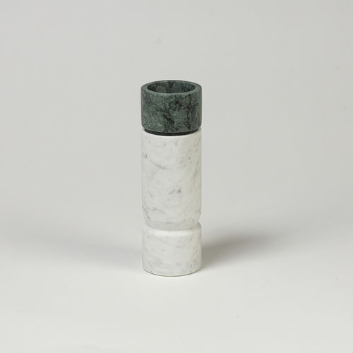 Contemporary vase - TUBE TALL - MAAMI HOME - marble