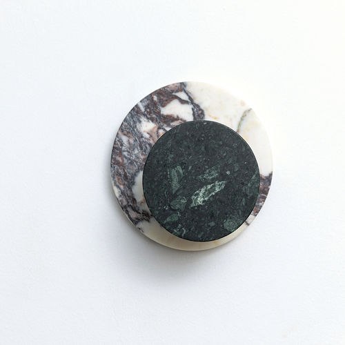 Contemporary coat hook - ARO SMALL - MAAMI HOME - marble / single