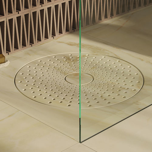 Square shower base - CONTINENTAL ESTREMOZ FLUSH - MAAMI HOME - above floor / flush / marble