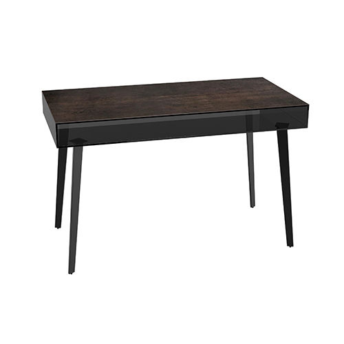 Contemporary sideboard table - BOSTON - AKANTE - ceramic / painted steel base / rectangular