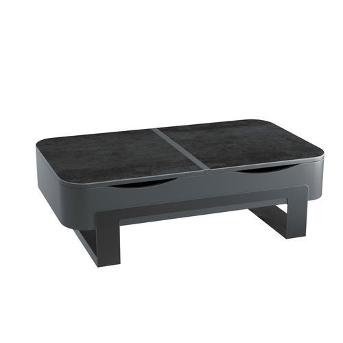 Contemporary coffee table - SYDNEY - AKANTE - ceramic / lacquered MDF base / rectangular