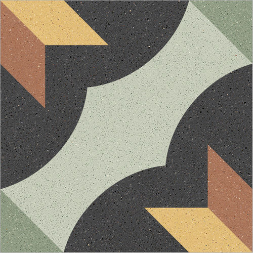 Cement tile - 05 - Karoistanbul - natural stone / marble dust / matte