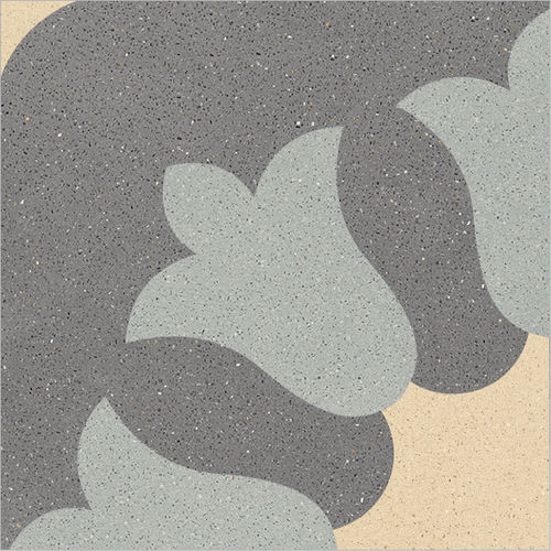 Cement tile - 44 - Karoistanbul - natural stone / marble dust / polished
