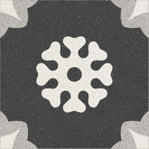 Cement tile - 06 - Karoistanbul - natural stone / marble dust / polished