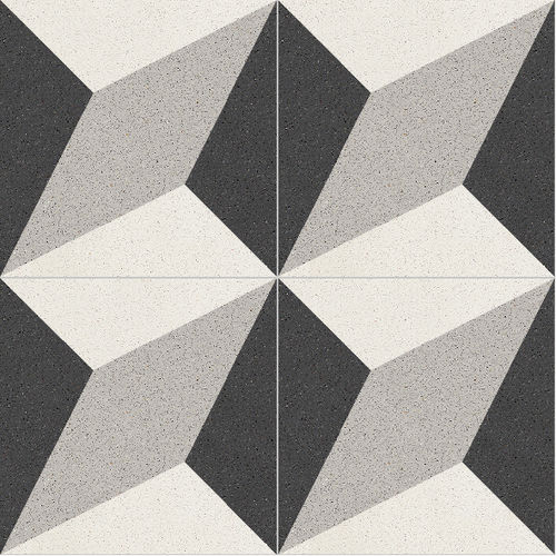 Cement tile - 04 - Karoistanbul - natural stone / marble dust / polished