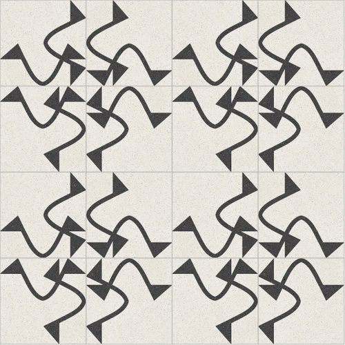 Cement tile - 15 - Karoistanbul - natural stone / marble dust / matte