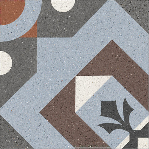 Cement tile - 16 - Karoistanbul - natural stone / marble dust / matte