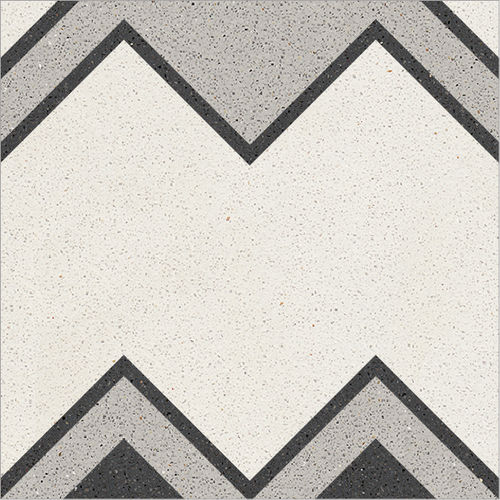 Cement tile - 09 - Karoistanbul - natural stone / marble dust / matte