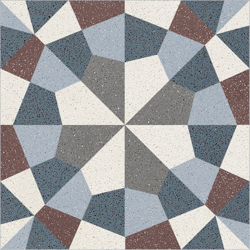 Cement tile - 08 - Karoistanbul - natural stone / marble dust / matte