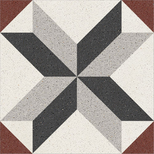 Cement tile - 002 - Karoistanbul - natural stone / marble dust / matte