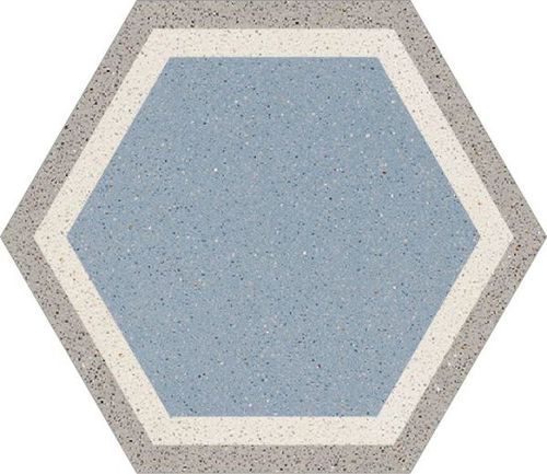Polished encaustic cement tile - 20x23 02 - Karoistanbul - indoor / outdoor / floor