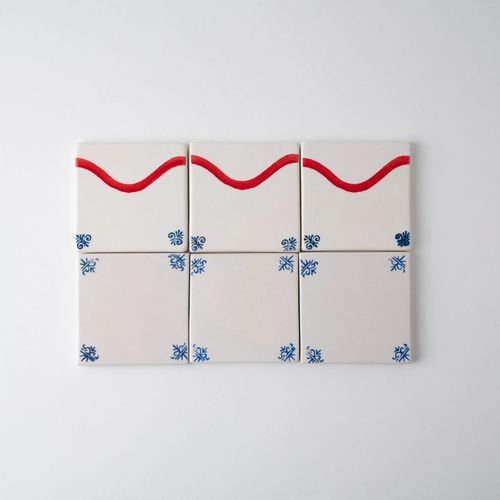 Clay tile - REDLINE SERIES - Karoistanbul - textured / embossed / indoor