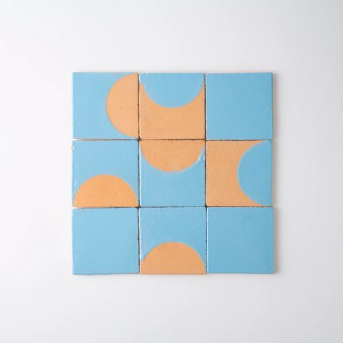 Clay tile - BEJ-MAT 04 - Karoistanbul - high-gloss / matte / indoor