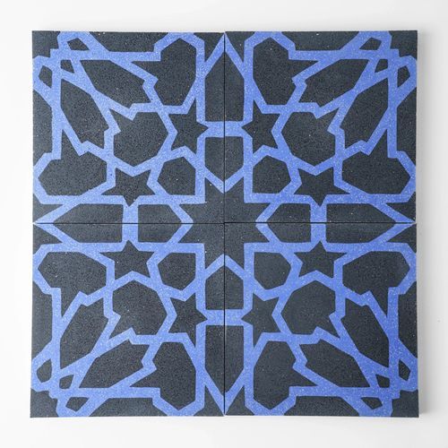 Cement encaustic cement tile - MOROCCAN 07 - Karoistanbul - matte / indoor / outdoor