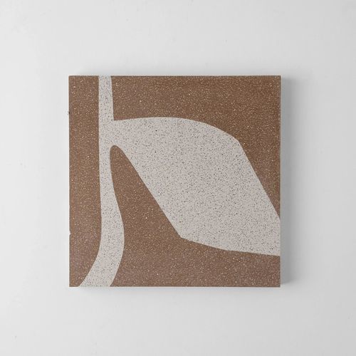 Cement encaustic cement tile - PUZZLE SERIES 12 - Karoistanbul - gravel / matte / indoor